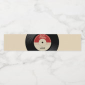 Persoonlijke vinylplaat voedsel- en dranklabelset waterfles etiket (Enkel label)