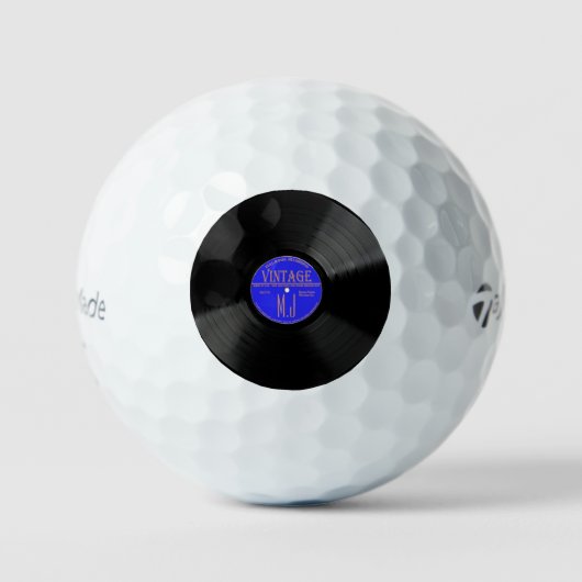 Persoonlijke vinylplaatgolfballen golfballen (Voorkant)