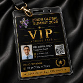 Persoonlijke VIP Event ID Badge Pas
