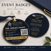 Persoonlijke VIP Event ID Badge Pas