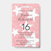 Persoonlijke VIP PAS-feestje Badge (Achterkant)