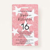 Persoonlijke VIP PAS-feestje Badge (Achterkant)