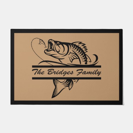 Persoonlijke visdoormat, schenkende kleding deurmat (Voorkant)