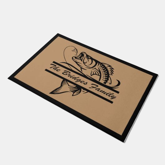 Persoonlijke visdoormat, schenkende kleding deurmat (Schuin)