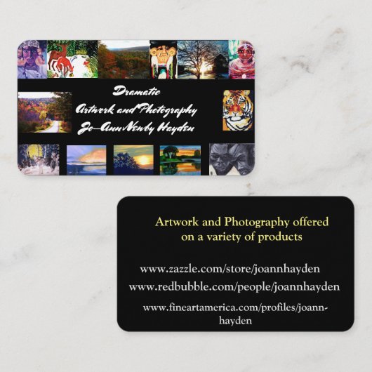 PERSOONLIJKE VISITEKAARTJES (Voorkant / Achterkant)