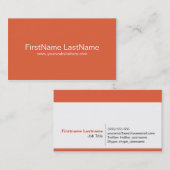 Persoonlijke Visitekaartjes van het Voorzien van e (Voorkant / Achterkant)