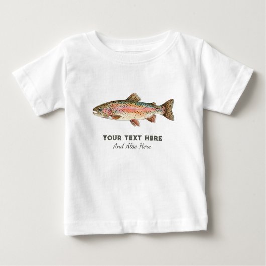 Persoonlijke Visliefhebber – Forel Vissen Ontwerp (Voorkant)