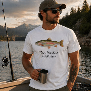 Persoonlijke Visliefhebber – Forel Vissen Ontwerp T-shirt