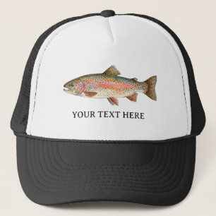 Persoonlijke Visliefhebber – Forel Vissen Ontwerp Trucker Pet