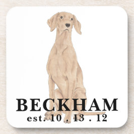 Persoonlijke vissla bier onderzetter