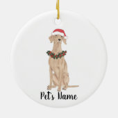 Persoonlijke vissla keramisch ornament (Achterkant)