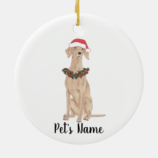 Persoonlijke vissla keramisch ornament (Achterkant)