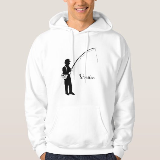 Persoonlijke Visvangst Hoodie (Voorkant)