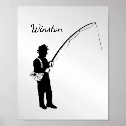Persoonlijke Visvangst Poster (Voorkant)