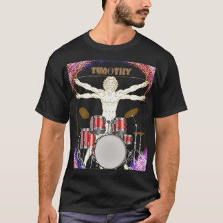 Persoonlijke Vitruvian Drummer T-shirt