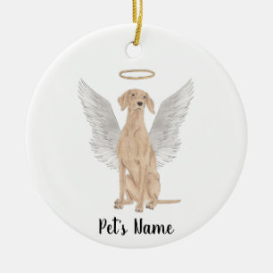 Persoonlijke Vizsla condoleance-herdenking Keramisch Ornament