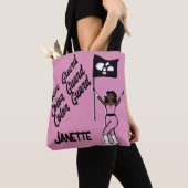 Persoonlijke Vlag Tote (Roze Bloem) B Bag (Dichtbij)