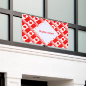 Persoonlijke vlag van Canada-feest Spandoek (Buitenkant Gebouw)