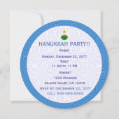 Persoonlijke Vlag van de Welshe Engel Hanukkah  Kaart (Achterkant)