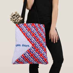 Persoonlijke Vlag van het Verenigd Koninkrijk Tege Tote Bag
