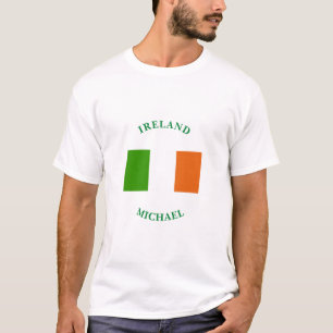 Persoonlijke vlag van Ierland T-shirt