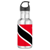 Persoonlijke vlag van Trinidad en Tobago Waterfles (Voorkant)