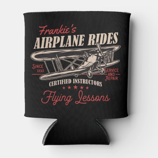 Persoonlijke vlieglessen voor het terugtrekken van blikjeskoeler (Voorkant)