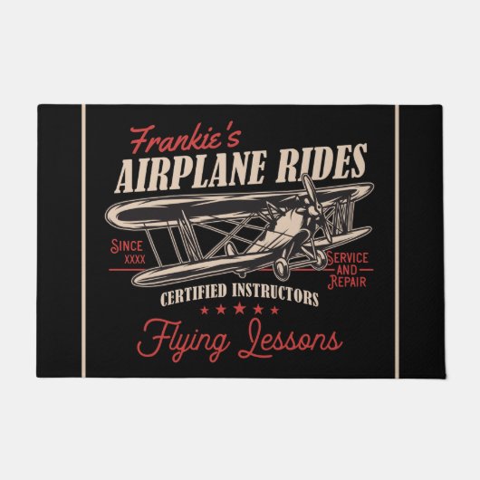 Persoonlijke vlieglessen voor het terugtrekken van deurmat (Voorkant)
