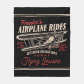 Persoonlijke vlieglessen voor het terugtrekken van fleece deken (Voorkant)