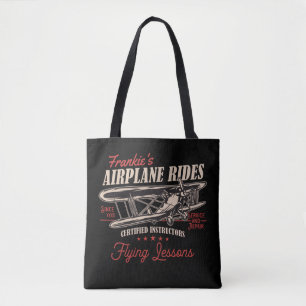 Persoonlijke vlieglessen voor het terugtrekken van tote bag