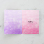 Persoonlijke vlinder blij gefeliciteerd op zaterda kaart (Binnen)