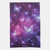 Persoonlijke Vlinder Fantasie Kunst Theedoek (Verticaal)
