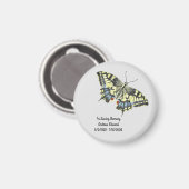 Persoonlijke Vlinder Herdenking Magneet (Voorkant / Achterkant)