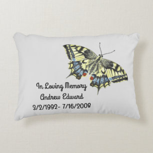 Persoonlijke Vlinder Herdenkingssouvenir Accent Kussen