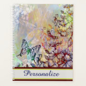 Persoonlijke vlinder, libel en bloemen planner (Voorkant)