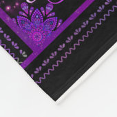 Persoonlijke vlinder naar mijn dochtermandje fleece deken (Hoek)