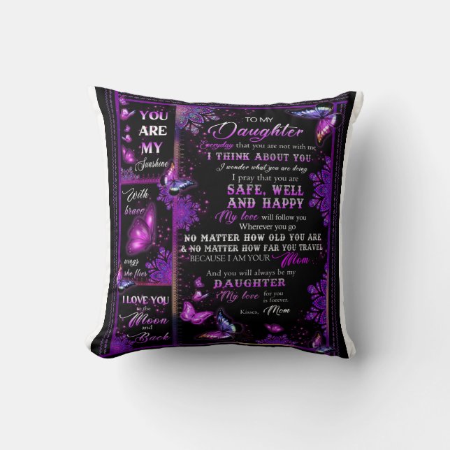 Persoonlijke vlinder naar mijn dochtermandje kussen (Voorkant)