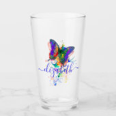 Persoonlijke vlinder spat glas (Voorkant)