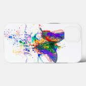 Persoonlijke vlinder spatten  Case-Mate iPhone case (Achterkant (horizontaal))