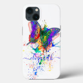 Persoonlijke vlinder spatten Case-Mate iPhone case (Achterkant)