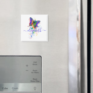 Persoonlijke vlinder spatten  magneet