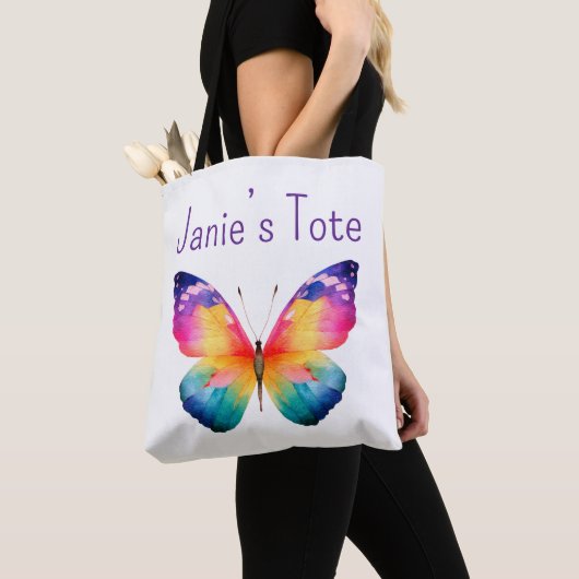 Persoonlijke vlinder tas (Dichtbij)