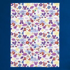 Persoonlijke Vlindertuin Leuk Vorm Wit Fleece Deken