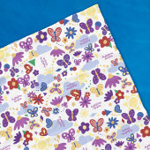 Persoonlijke Vlindertuin Leuk Vorm Wit Fleece Deken