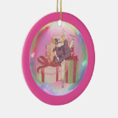 Persoonlijke voedingskraker Ballerina Doll Keramisch Ornament (Rechts)