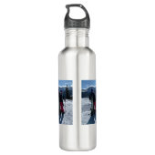 Persoonlijke voeg drie foto's toe waterfles  (Achterkant)