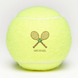 Persoonlijke Voeg Uw Naam Tennisbalrackets     Tennisballen