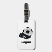 Persoonlijke Voetbal Bagagelabel (Voorkant verticaal)