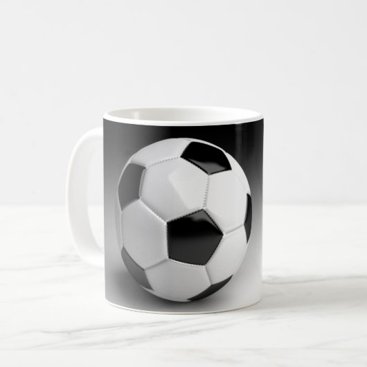 Persoonlijke voetbal beker mok (Voorkant links)