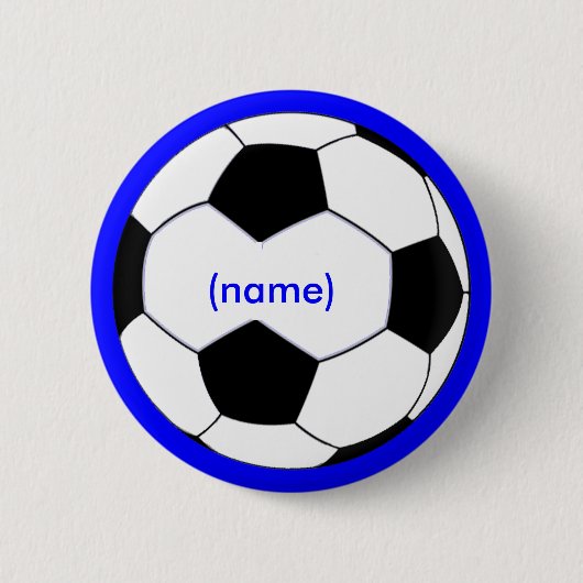 Persoonlijke Voetbal Button (Voorkant)